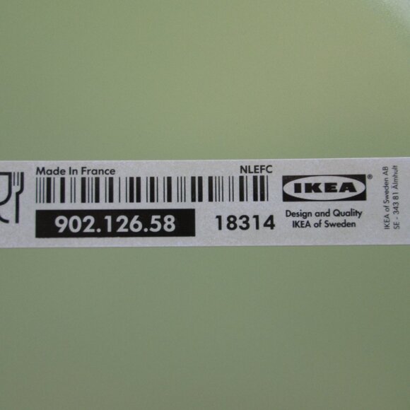 IKEA France made Tempered Green Glass 10" Dinner Plates Bowls Lightweight set 4 - Picture 9 of 12